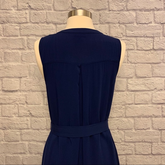 a.n.a. Sleeveless Henley Hi-Low Dress - Picture 10 of 14